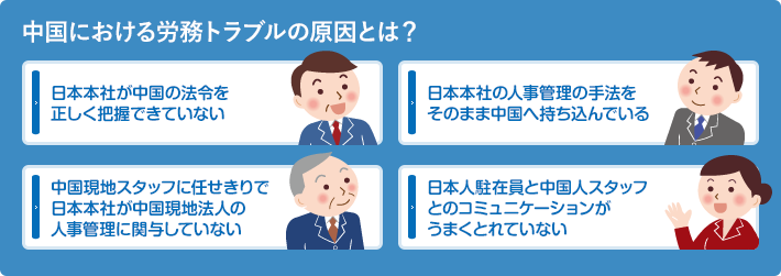 中国における労務トラブルの原因とは？